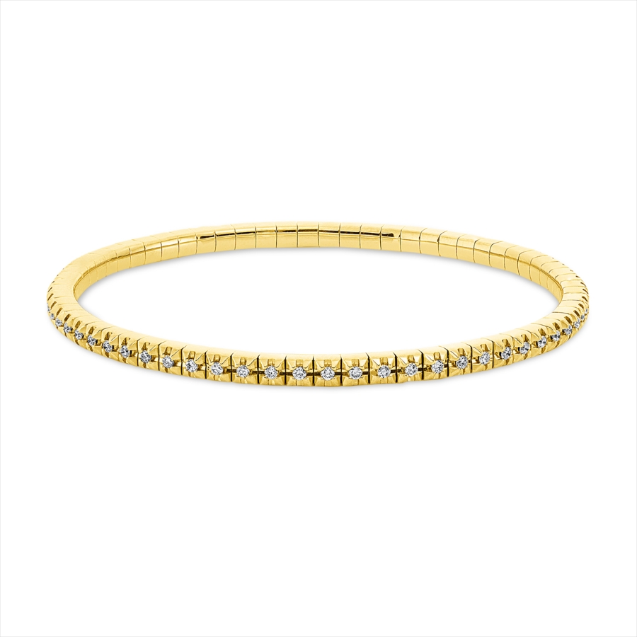 Armband 4er-Krappe 18 kt GG, Flex-Band, variabel