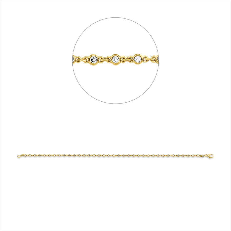 Armband Zarge 18 kt GG