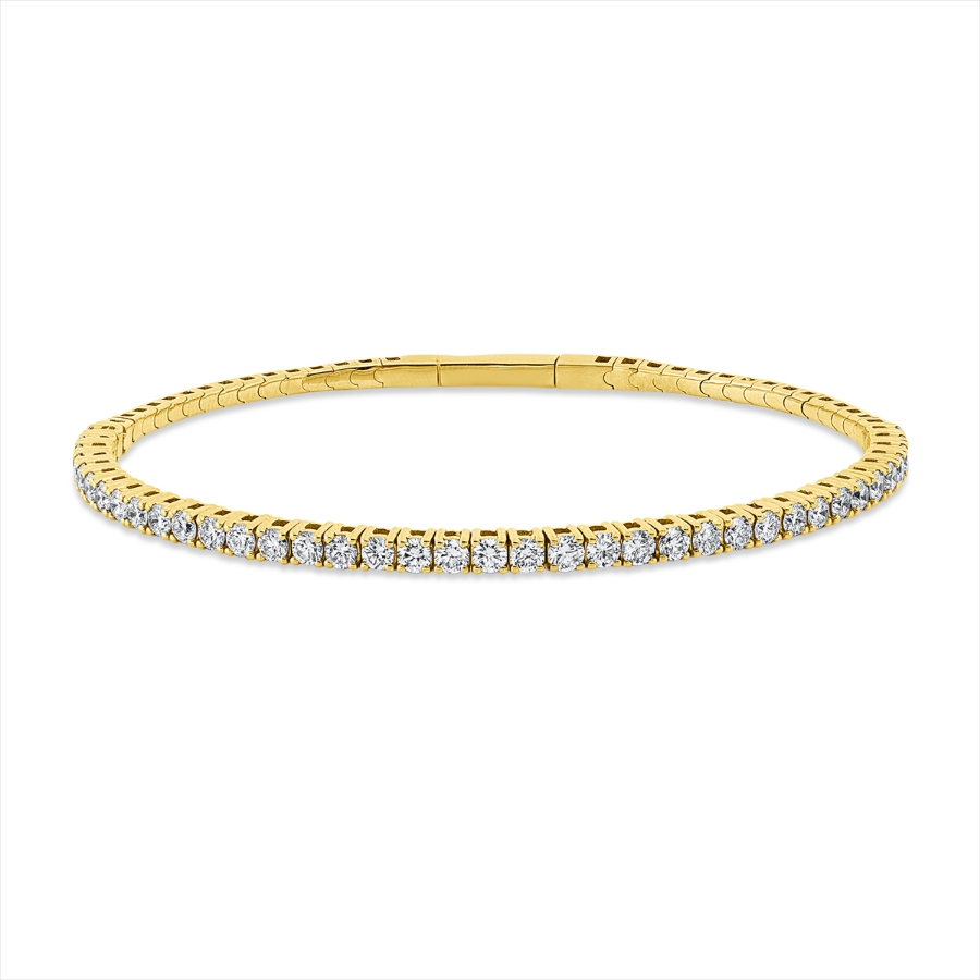 Armband 4er-Krappe 18 kt GG, flexibel