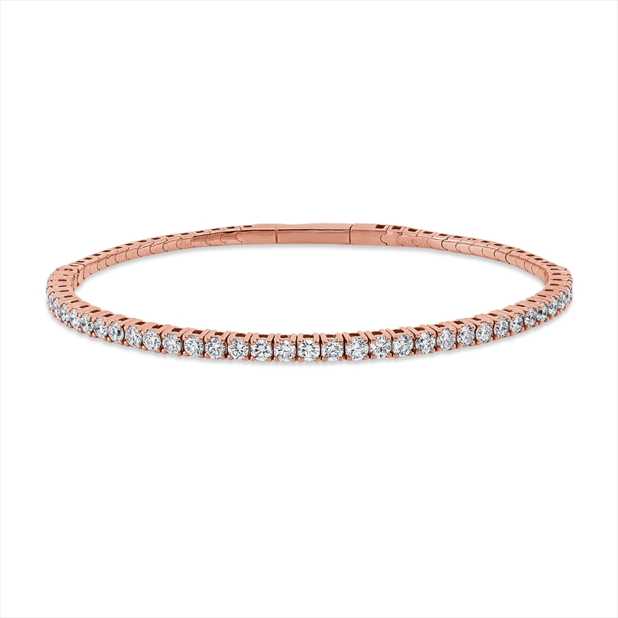 Armband 4er-Krappe 18 kt GG, flexibel