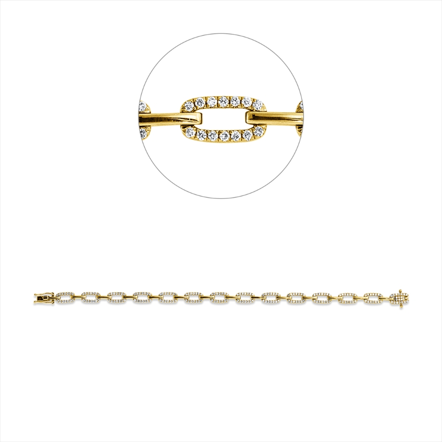 Armband 18 kt GG