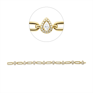 Armband 18 kt GG
