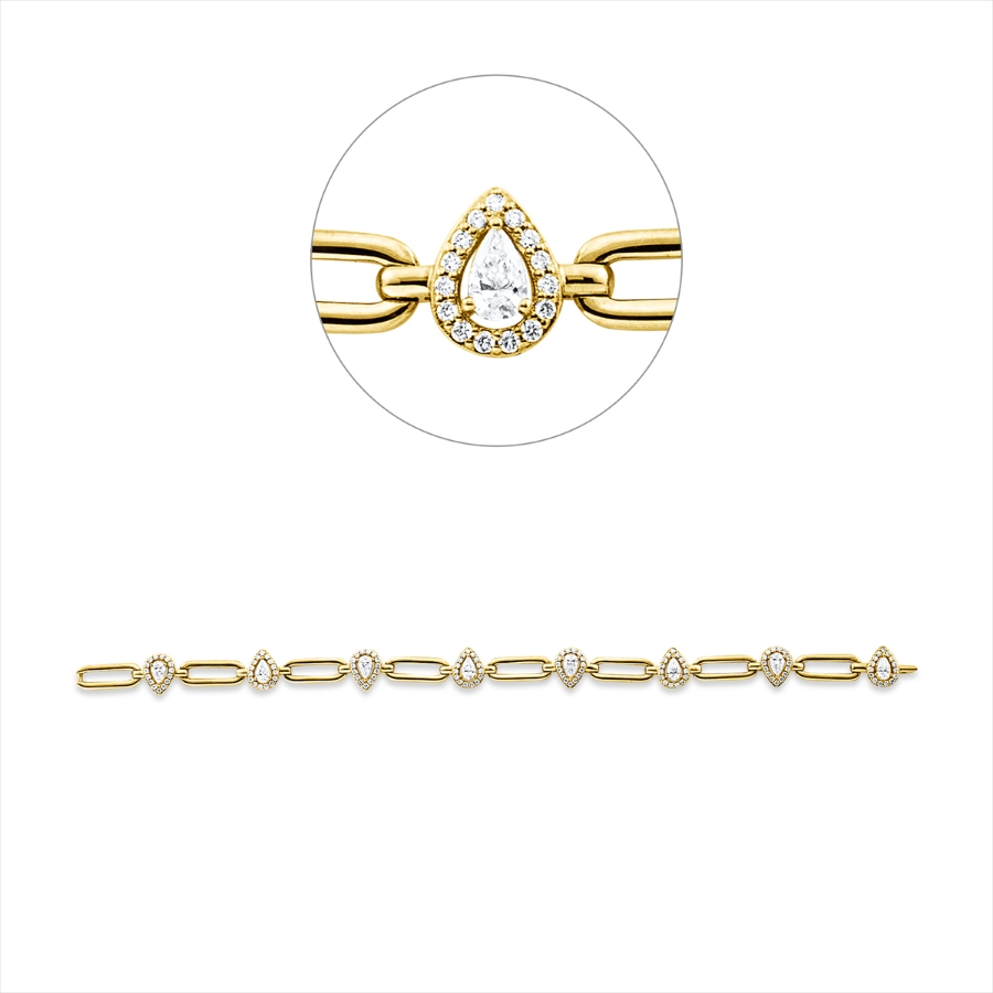 Armband 18 kt GG