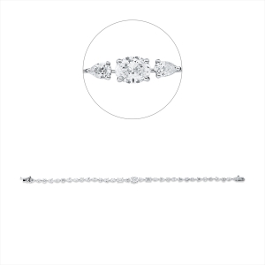 Armband 18 kt WG