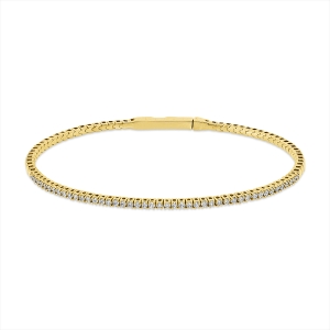 Armreif 18 kt GG, flexibel