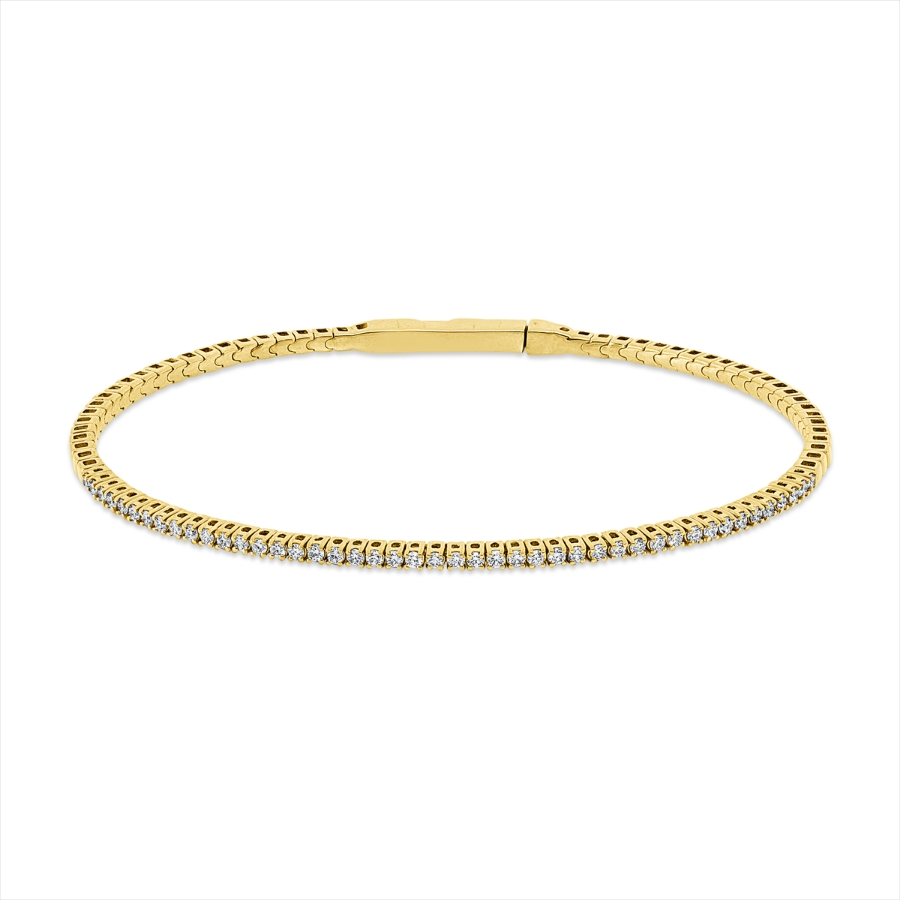 Armreif 18 kt GG, flexibel