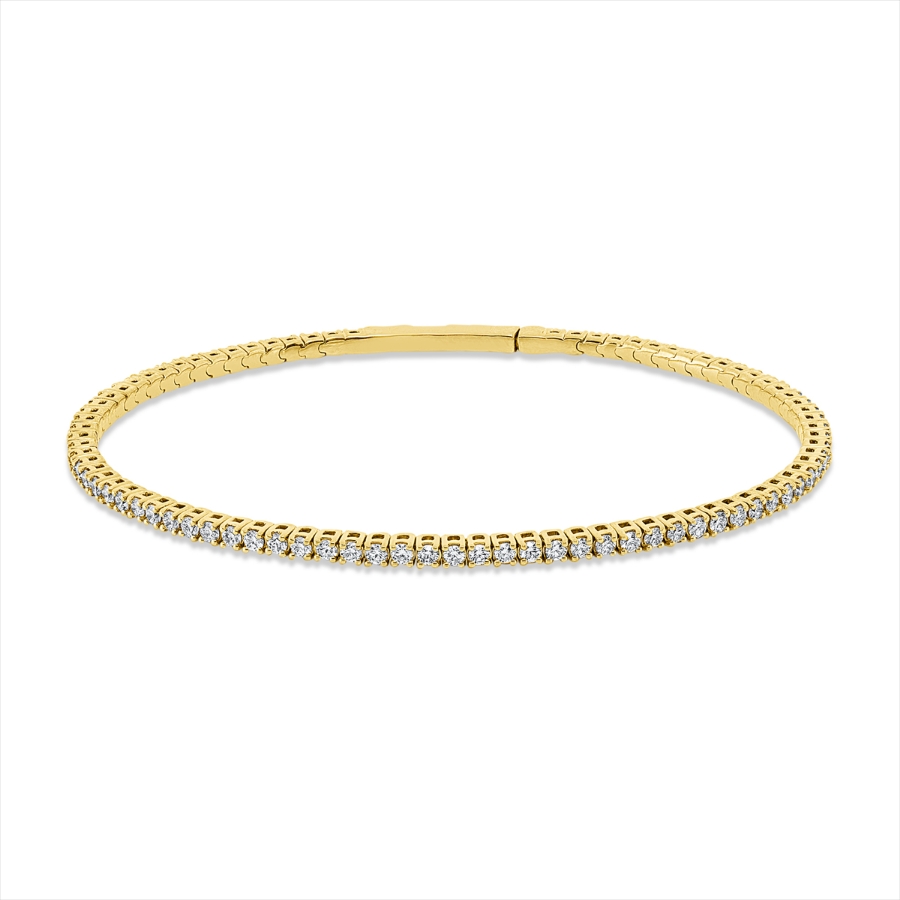 Armreif 18 kt GG, flexibel