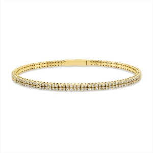 Armreif 18 kt GG, flexibel