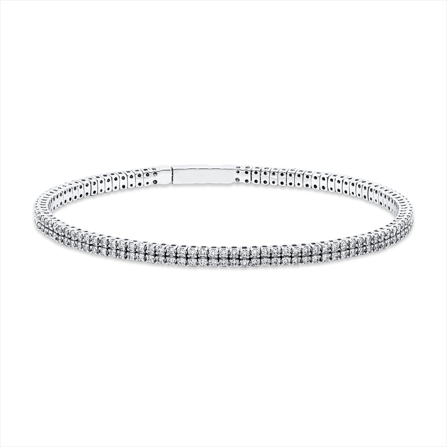 Armreif 18 kt GG, flexibel